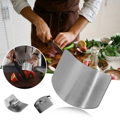 Protetor de dedo de aço inoxidável, protetor de dedo para cortar alimentos, protetor de dedo para ferramenta de fatiar, protetores de dedo ao cortar, picar vegetais