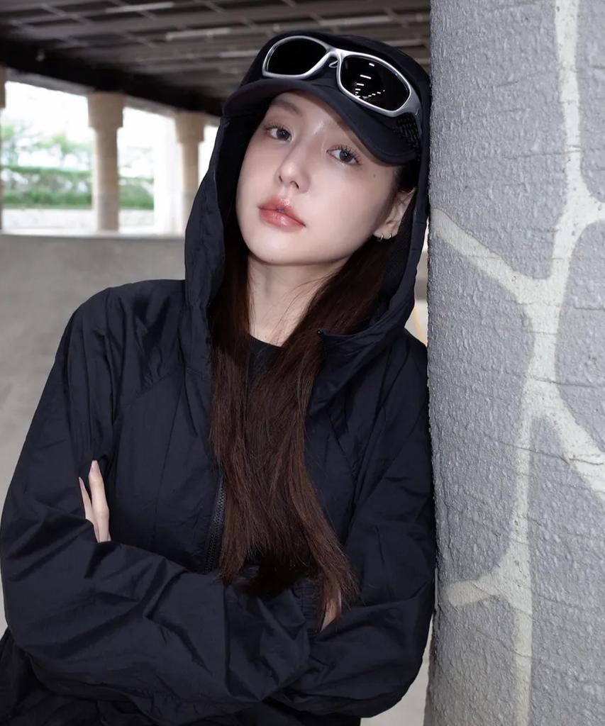 Meleusibaendeu [Set] Flow Mesh Sunglasses Holder Running Folder Cap