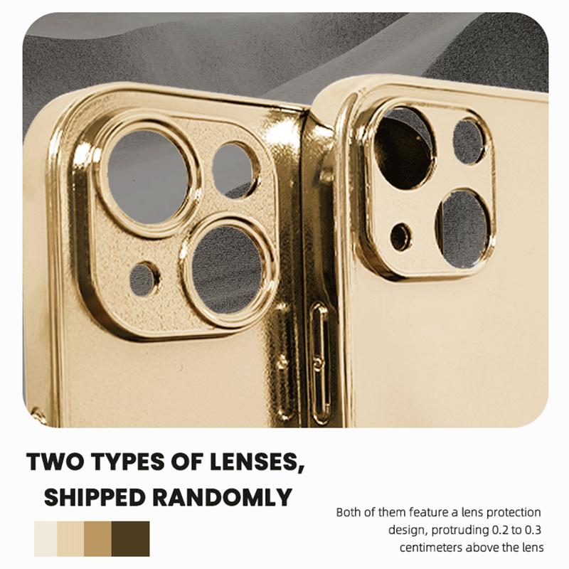 Chic Shiny Gold Lion Glass Cover fashion phone cases For iphone 17 case Glass Phone Case for iPhone 17 16 15 14 13 12pm Pro Plus