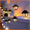 LED Retro Palace String Lights, 10/20 LEDs Battery‑Powered (Batteries Not Included), Perfect for Ramadan, Weddings