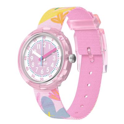 Swatch Flik Flak PASTEL PARADISE FPNP170 Rosa Uhr Mädchen