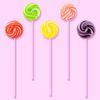 100Pcs Cake Lollipop Stick Acrylic Clear Sticks Plastic Cakes Topper Tools Mold