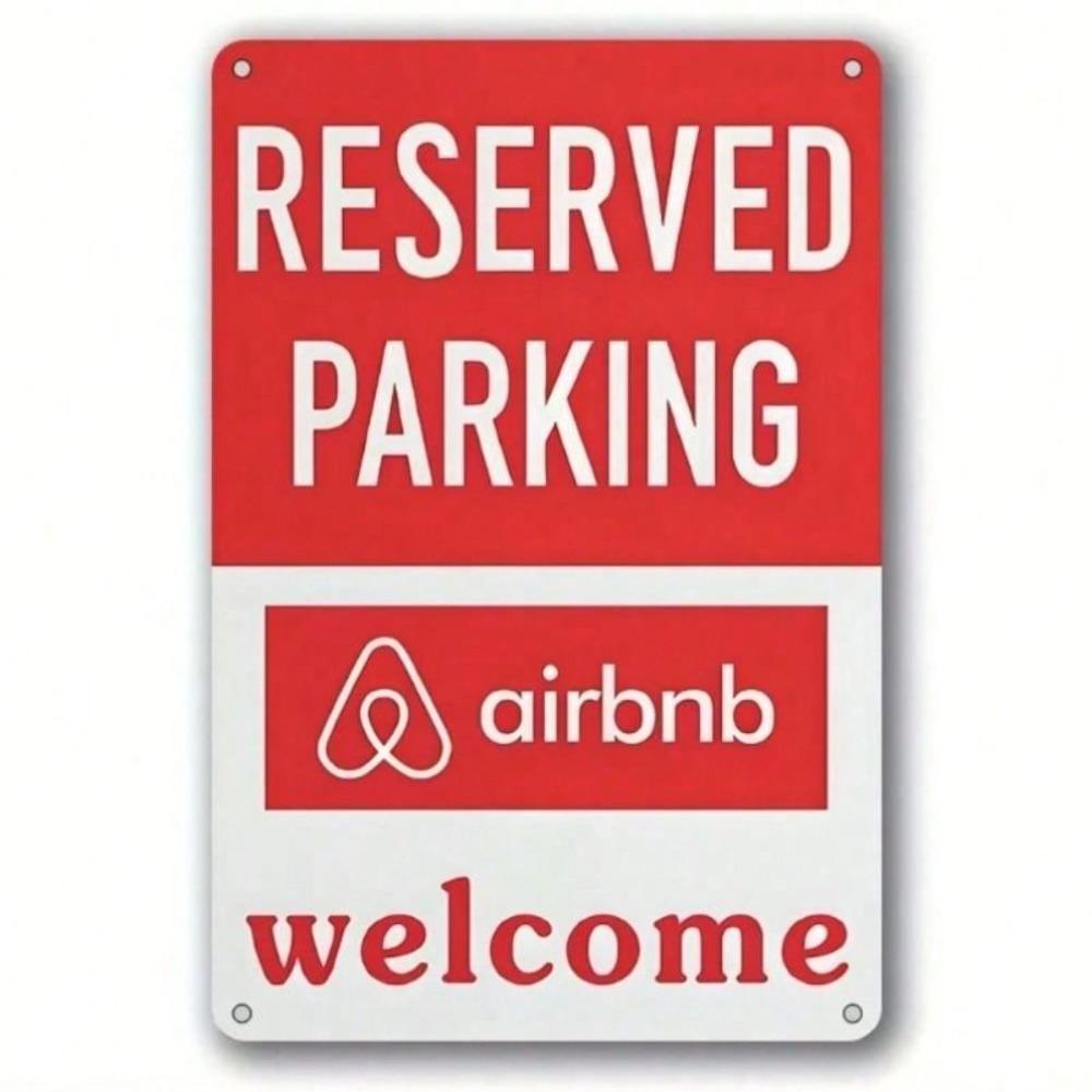 Metal Poster Vintage Parking Sign Wall Decor