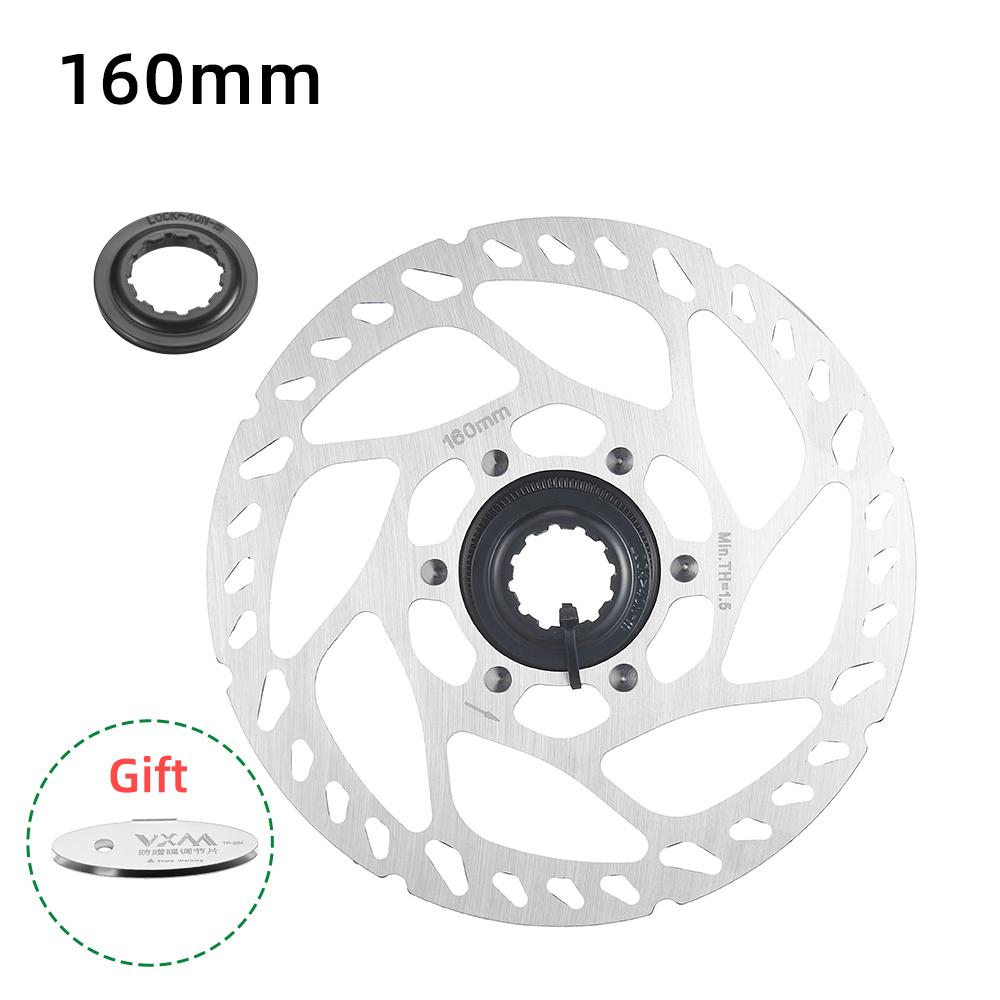

VXM 1PCS Center Lock Disc Rotor With Adjusting Tool MTB 160MM 180MM 203MM For Mountain Bike Road Bicycle Brake Disc 160mm