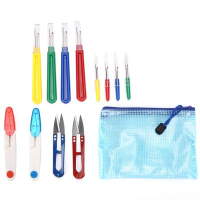 Seam Ripper Kit Portable DIY Colored Plastic Handle Stitch Remover for Sewing Threading Embroidery