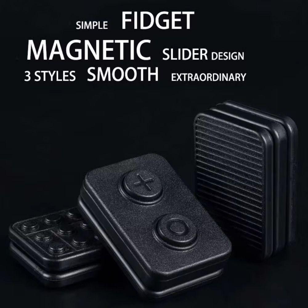 Calming Desktable Fingertip Toys Sensory Fidget Sliders Office Use Magnetic Slider Adults Kids