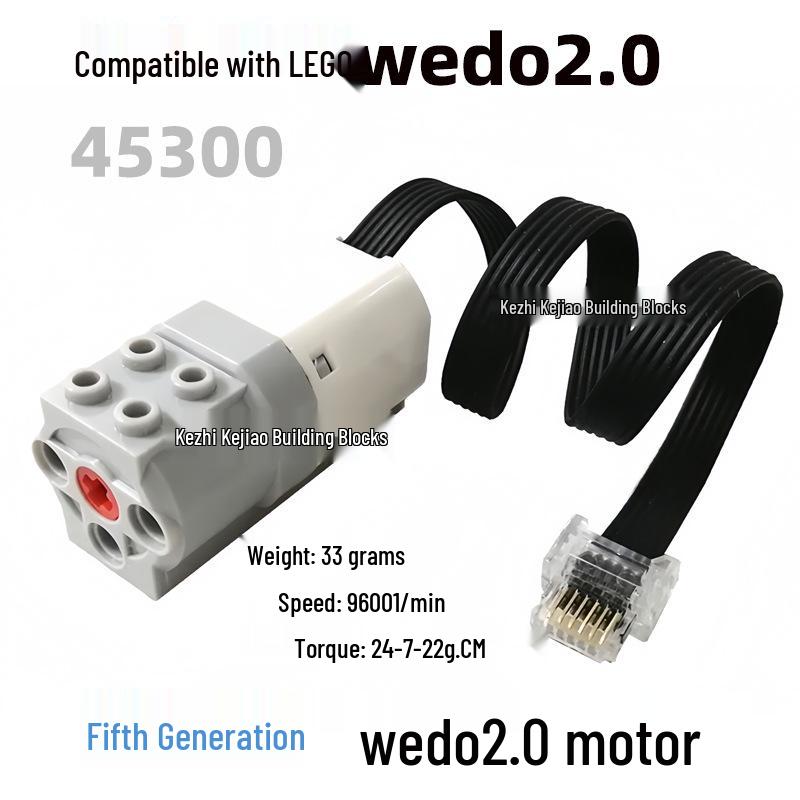 Pátá generace vysoce kvalitního motoru Lego Wedo 2.0 kompatibilního s domácími stavebnicemi (45300/21980)