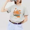 Light Gray Short Sleeve T-shirt for Women 2025 New Arrival Summer Loose Pure Cotton Easiest for Match Casual American Heavy Weight Half Sleeve Fashion
