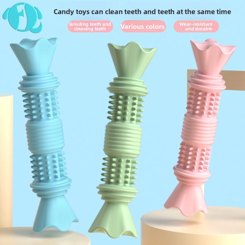 New Dog Teething Toys, Pet Training Candy Toys, Teething Sticks, Dog Toothbrushes, Pet Toys