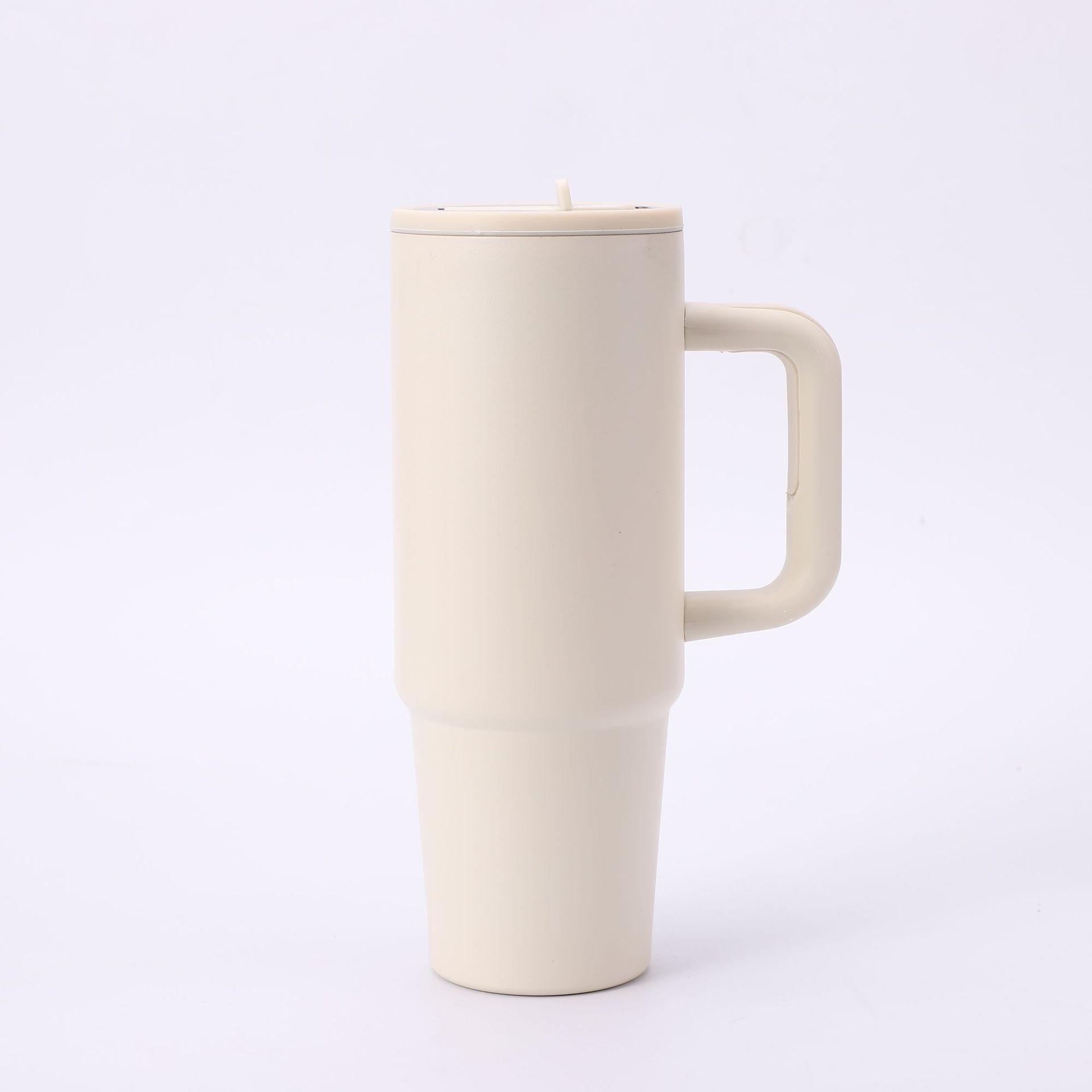 Термокружка из нержавеющей стали 40 унций с соломинкой - Автомобильная ледокол-кружка большого объема ml