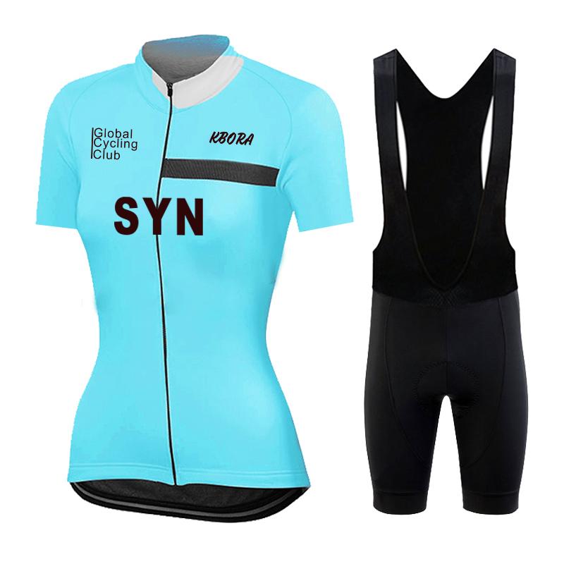 2026 Women Summer Cycling Jersey Set Short Sleeve Pink Bicycle Clothing Road Team Bike Uniform Sportswear Ropa Ciclismo Maillot