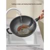 COOKER KING 36cm Non-Stick Flat Bottom Wok