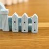 Microlandscape Fence Wood Fence DIY Resin Design Process Miniature Fairy Garden Hut Landscape