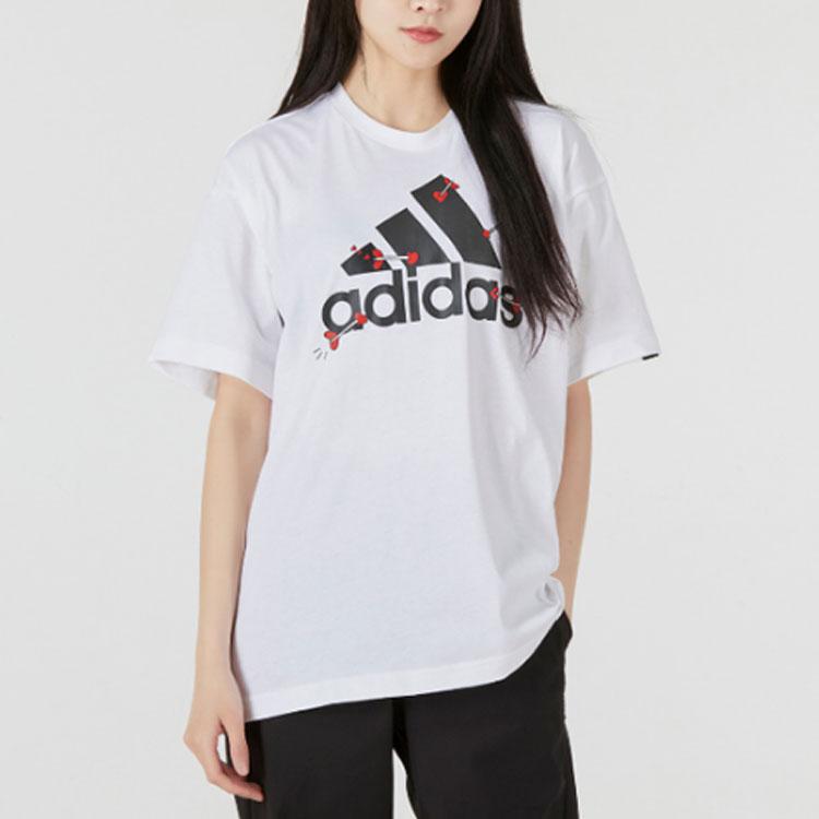 New Adidas SS22 T Shirt Unisex White GL0870