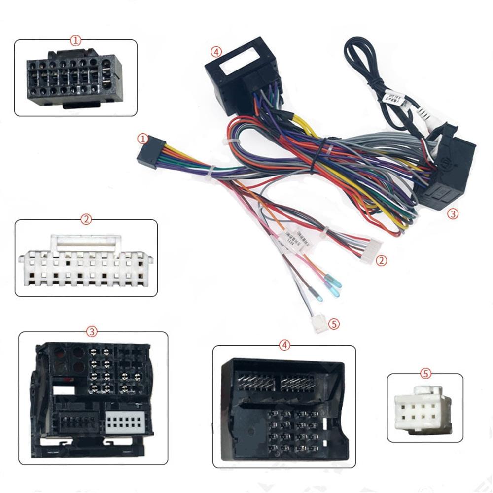 Car 16Pin Power Wiring Harness Cable Adapter With Canbus For BMW X3/E83 2006-10