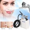 Airbrush Makeup Kit Spray Gun Beauty Airbrush Kit for Beauty Salon Home WhiteEU Plug 220V