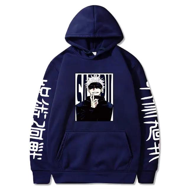 Jujutsu Kaisen Hoodies Anime Harajuku Satoru Gojo Graphic Men/Women Sweatshirts Pullovers Casual Long Sleeves Streetwear Tops