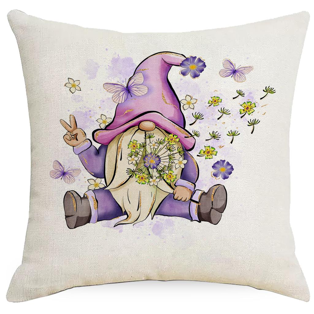 New Creative Floral Dandelion Pillow Case Home Sofa Cushion Pillow Case Decoration