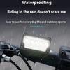 Front Bike Light USB Rechargeable Power Display Bicycle Led Light Waterproof Bicycle Headlight Flashlight Cycling Accessories