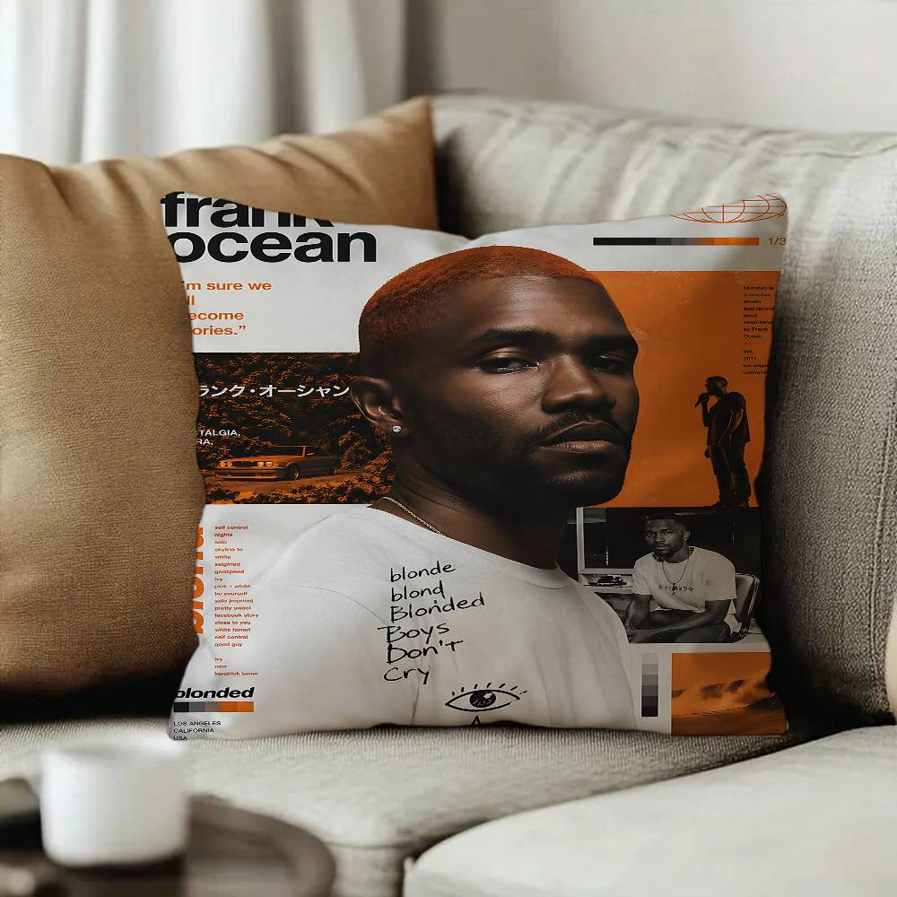 AFrank Ocean Blond Pillow Cushion Cover Pillowcase Living Room Sofa Home Decor Customized