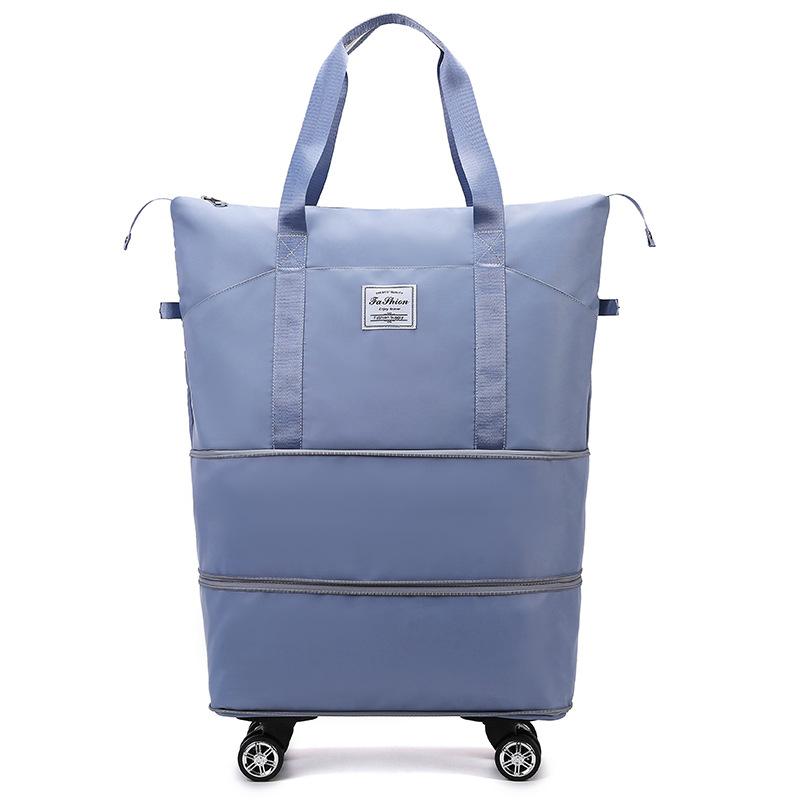 Universal Wheel Travel Light Portable Luggage Bag Storage Bag Maternity Bag Dry and Wet Separation Large Capacity Fitness Yoga Bag