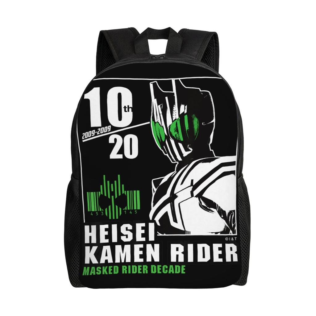 Fashion Backpacks Kamen Rider Live Daypack  Mochila Classic Campus Zipper Closure Rucksack