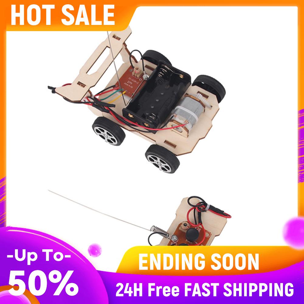 

Wooden RC Car Kit DIY Vehicle Model Teaching Learning STEM Project for Students China Mainland