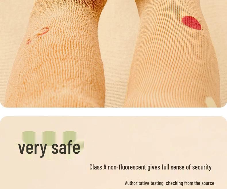 Baby Winter Collection: Nidoran Fleece-Lined Knee-High Warm Cotton Socks for Newborns