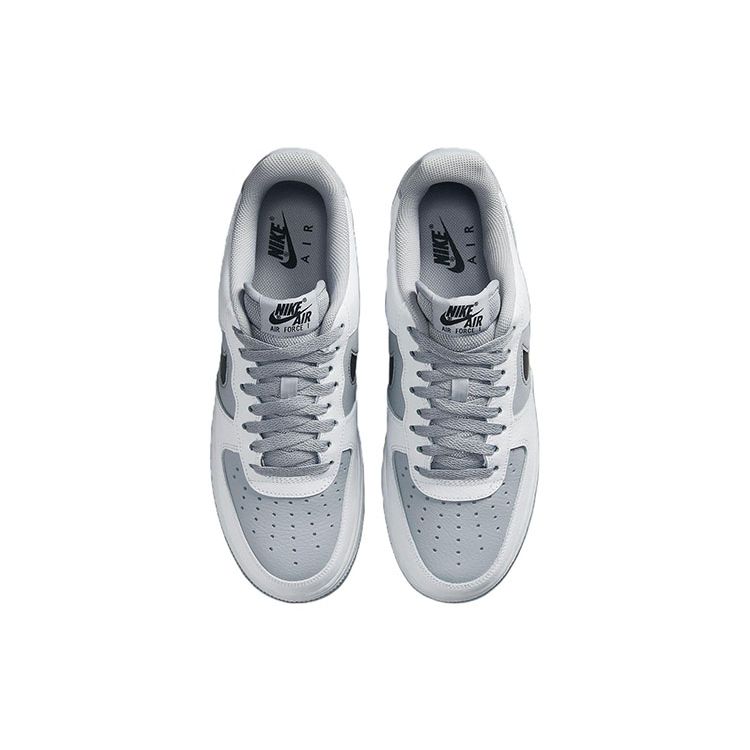 Nike Air Force 1 07 LV8 Ulvegrå Herresneakers Hvit Svart DV3501-100