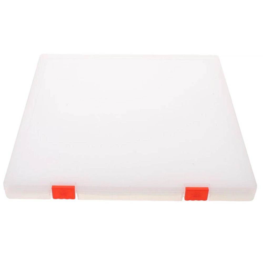 Transparent Plastic Bead Storage Box Latch Lid Large Capacity Plastic Craft Organizer Dust-proof Anti Spill