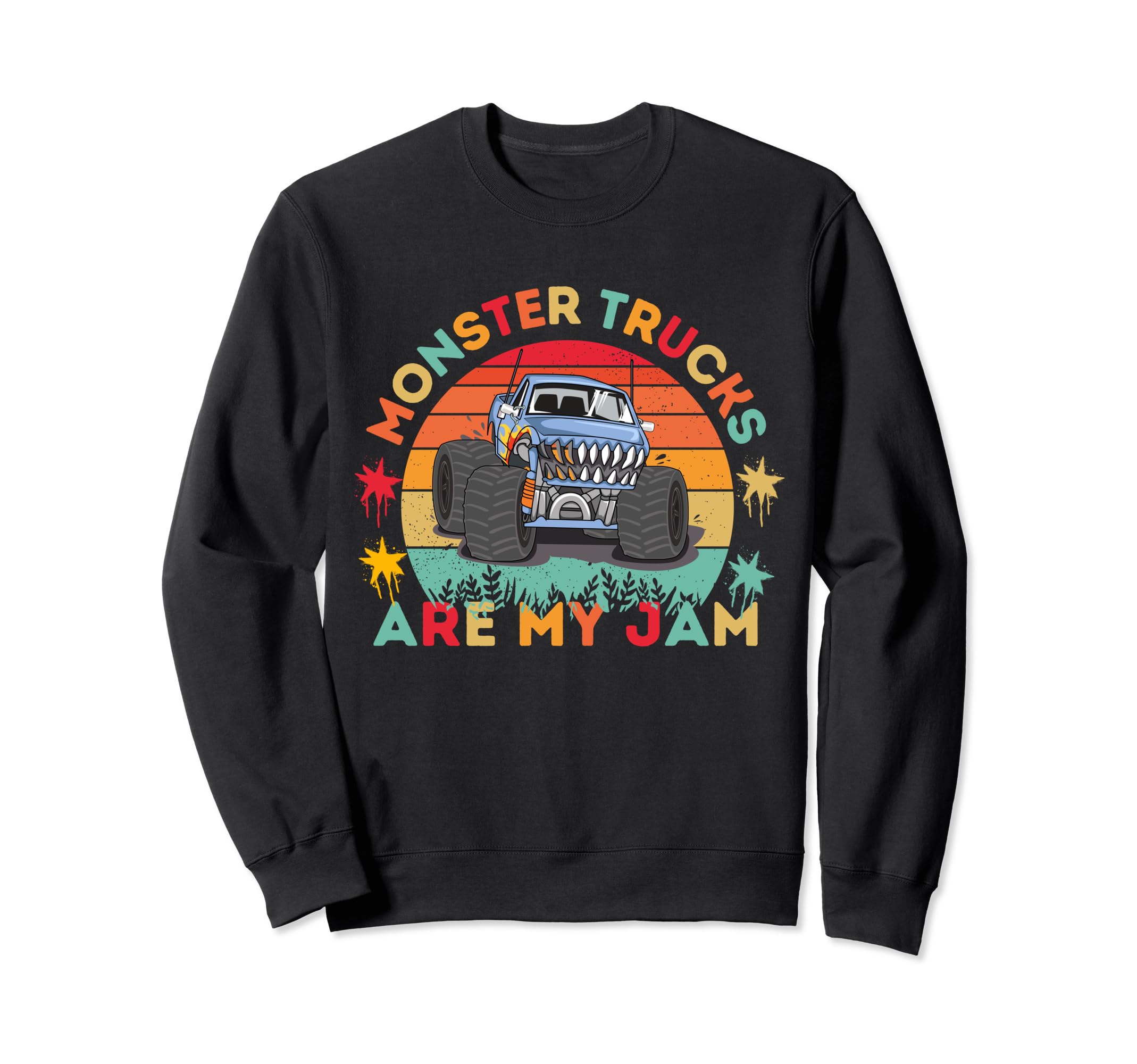 

Retro Monster Trucks Are My Jam Vintage Sweatshirt