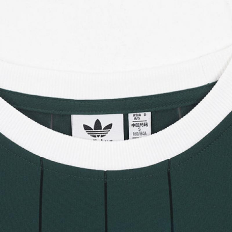 Adidas ShorT Sleeve Tee W Adicolor 3s PinsTripe T shirT