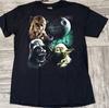 2017 Star Wars Darth Vader Yoda Chewbacca Death Star T-Shirt Licensed Size Large