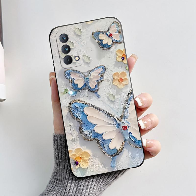 Soft TPU Case For Realme GT Master Edition Cover Cute Cartoon Funny Cat Bumper Capa Coque For OPPO Realme Q3 Pro Carnival Fundas