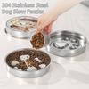 Rutschfester Hundenapf 304 Edelstahl Haustier Leckplatte Neuer Haustierfutter Napf Haustierbedarf