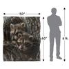 JQ Licensing Silky Raccoon Supersoft Blanket