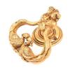 Dragon Face Brass Door Knockers - Georgious Entrance Decoration for Home - Gold Home Accessories Item