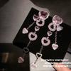 Haute Couture Jewelry High Carbon Love Crown Various Ways To Wear Detachable Ring Morgan Powder Love Bubble Zircon Necklace