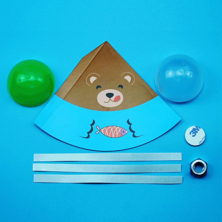 Children's Science Experiment Kindergarten DIY Fun Homemade Tumbler Handmade Materials Physics Teaching Aids