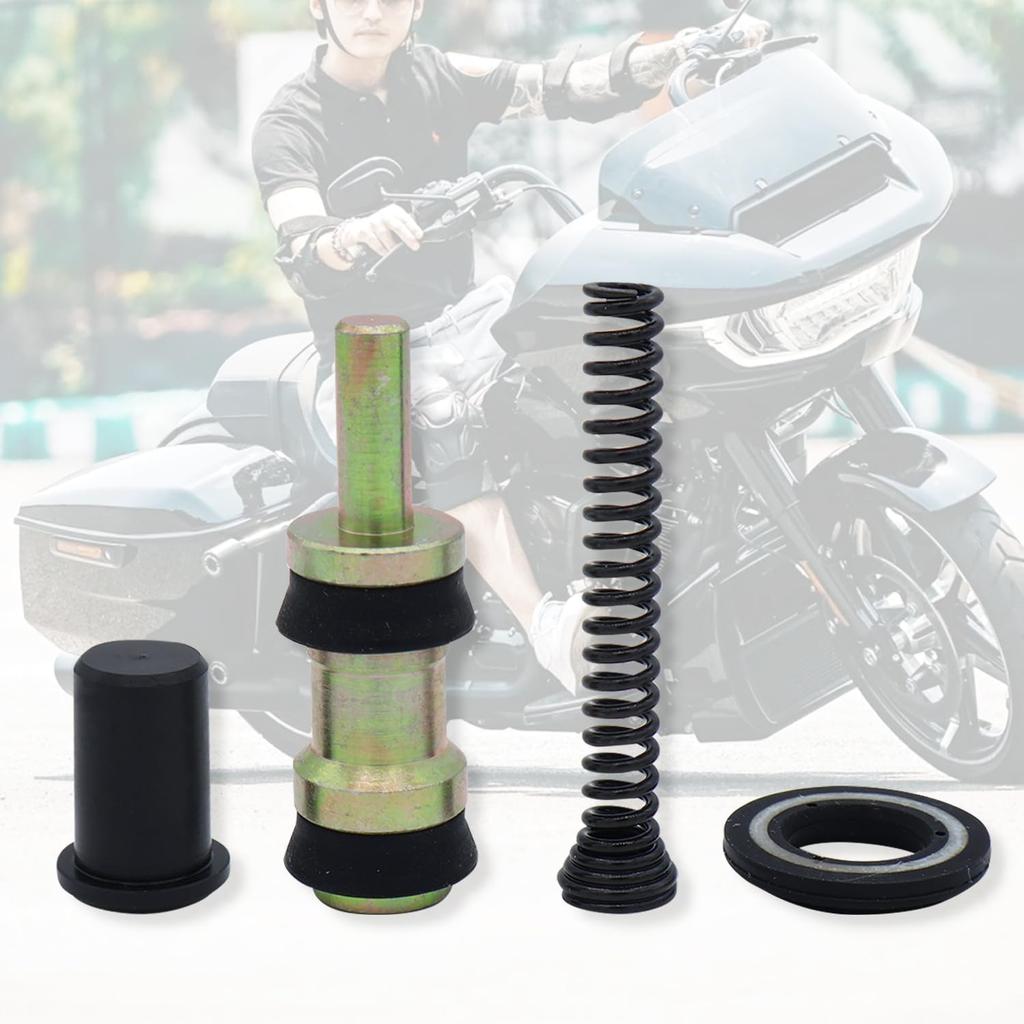 Front Brake Master Cylinder Rebuild Kit 9/16" Bore, Fits Harley 1996–2007 Electra Glide/Road Glide/Street Glide/Road King, 1996+ Softail/Dyna,