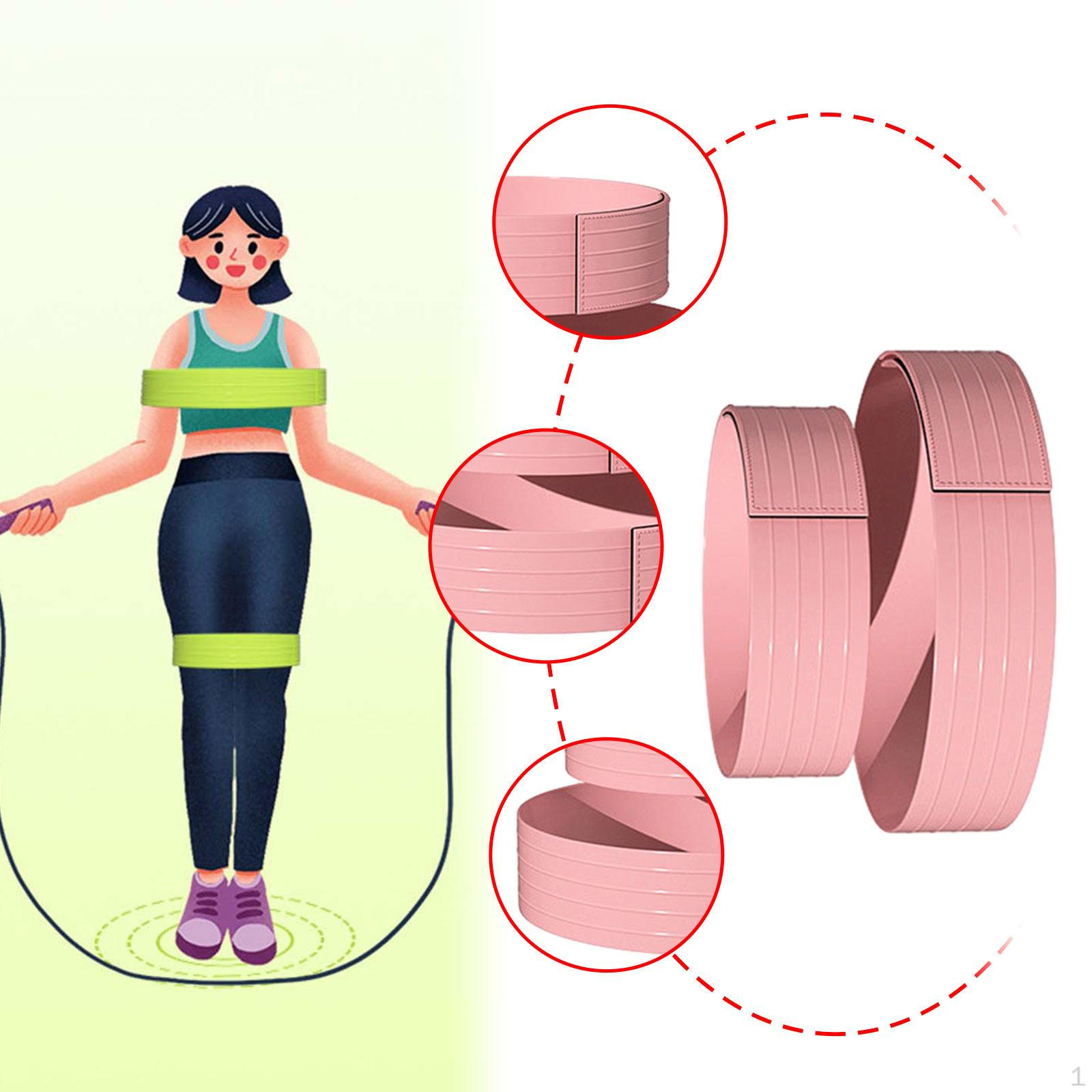 

Скакалка Тренажер для коррекции Силиконовые эластичные ленты для начинающих розовый