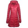 Ultra Light Women Winter Jacket Hooded Parka Overcoat Slim Long Sleeve
