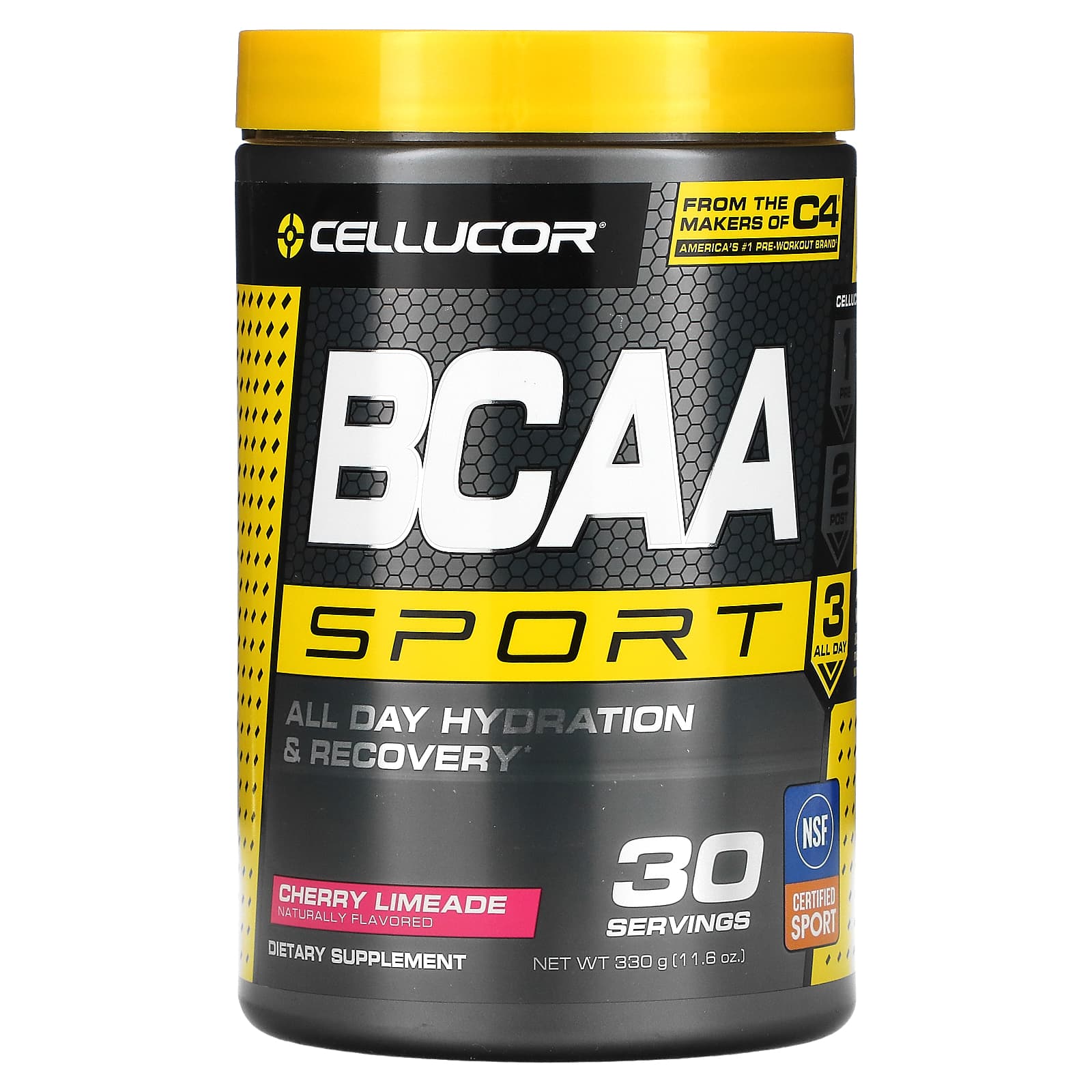 

C4 / Cellucor, BCAA Sports, Cherry Limeade, 330g (11.6oz)