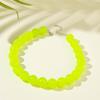 Elegant Bohemia Bead Necklace Exaggerated Adjustable Length Colourful Choker Dopamine Style Geometric Shape Round Necklace