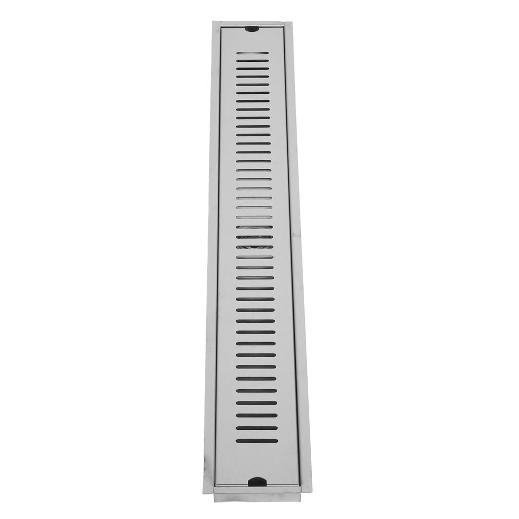 Linear Drain 304 Stainless Steel Large Discharge Capacity Prevent Clogging Shower Floor Drain for