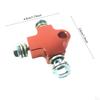 3 Way Brake Oil Hose Connector, Bracket, Modified Triple Adapter for ATV And Off-Road