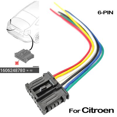 Per Citroen BERLINGO C-ELYSEE C3 C4 C5 Jumpy Xsara Picasso 6 Pin Connettore Lampada Fanale Posteriore Pigtail Plug Precablato 1606248780