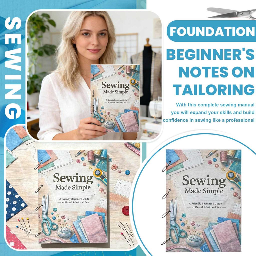 Sewing Made : 1000+ Free Sewing Notes & Easy Patterns For Beginners - Complete Guide To Stitches, Fabrics, And Sewing Techniques