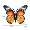 Creative Metal Butterfly Wall Hanging Wall Home Decoration 7-color Butterfly Wall Decoration Art Courtyard Fence Home Gift