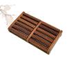 Solid Wood Acupressure Foot Massage Roller for Home Therapy
